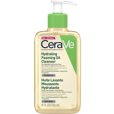 CeraVe Hydrating Foaming Oil Cleanser - Deriak